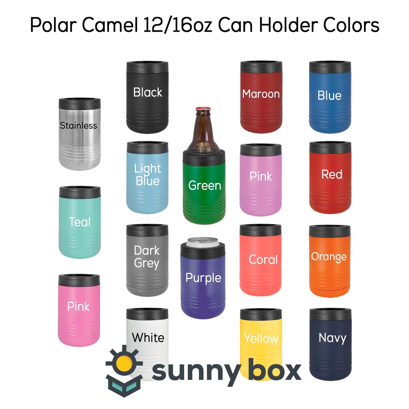 Polar Camel Can Holder Colors Sunny Box
