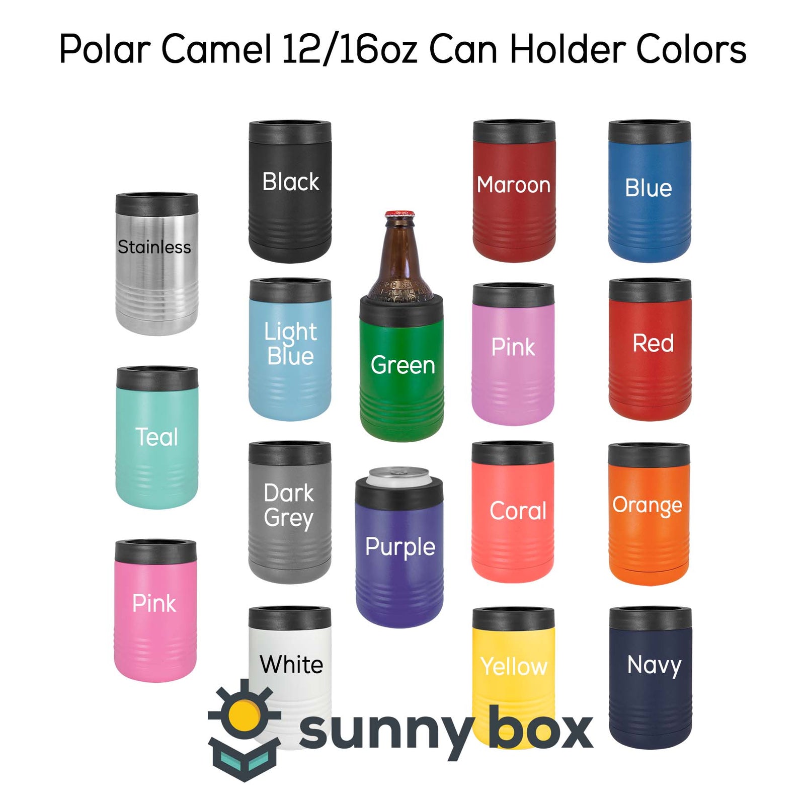 Polar Camel Can Holder Colors Sunny Box