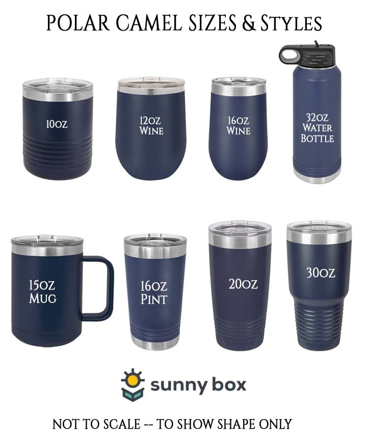 Beagle Dog Mom Engraved Polar Camel Tumbler - Sunny Box