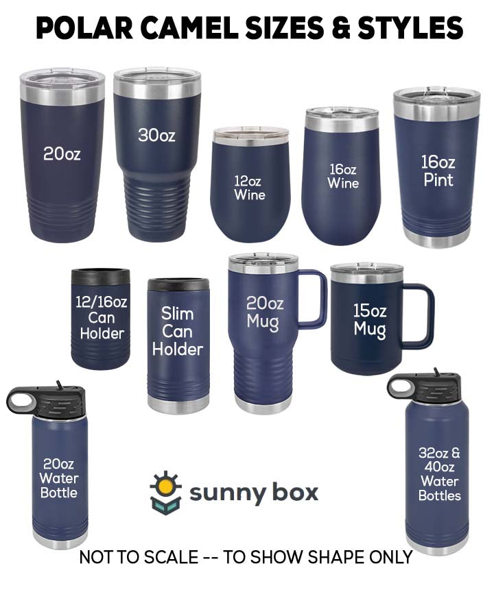 Polar Camel Drinkware Sizes Sunny Box
