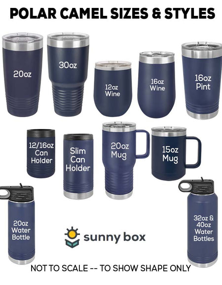 Polar Camel Drinkware Sizes Sunny Box