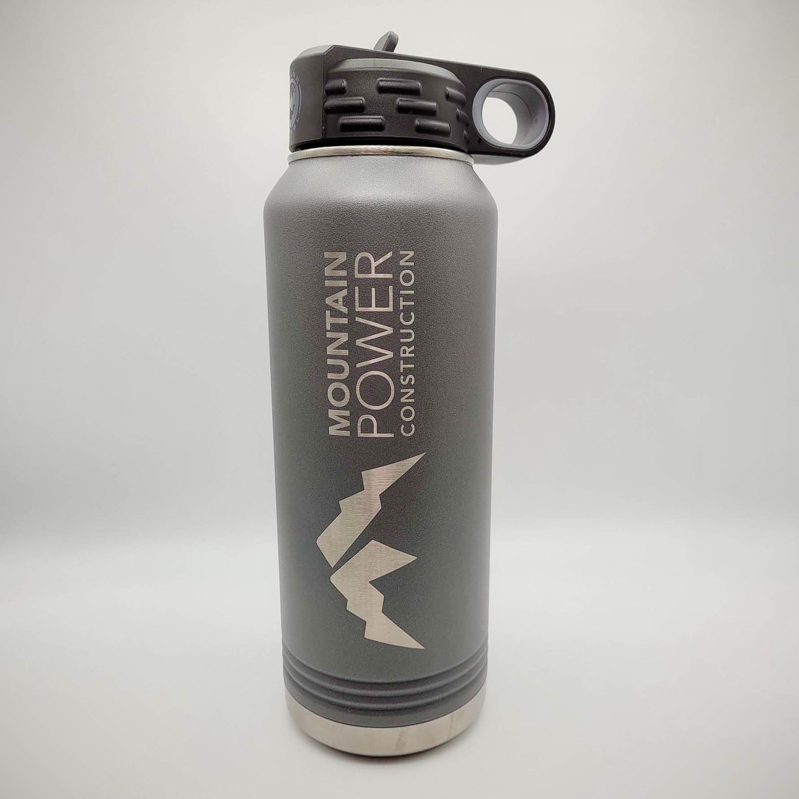 Polar Camel 32oz Water Bottle Dark Gray with Logo - Sunny Box
