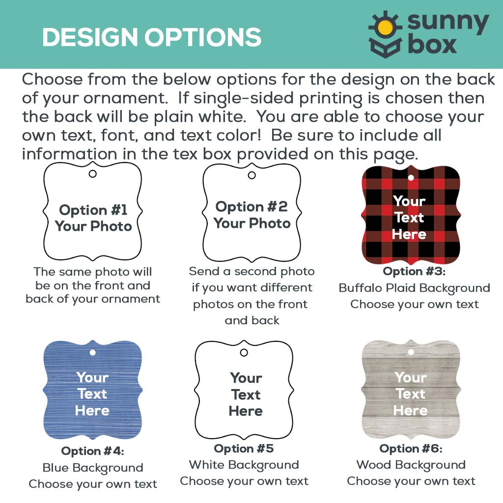 Memorial Photo Ornament - Personalized with your own photo