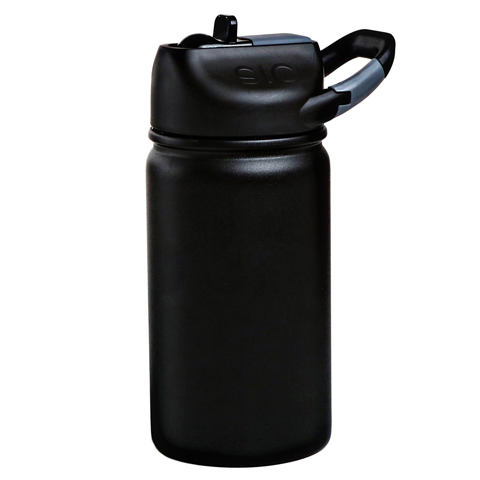 Engraved 12oz Lil SIC Water Bottle Black Matte Sunny Box