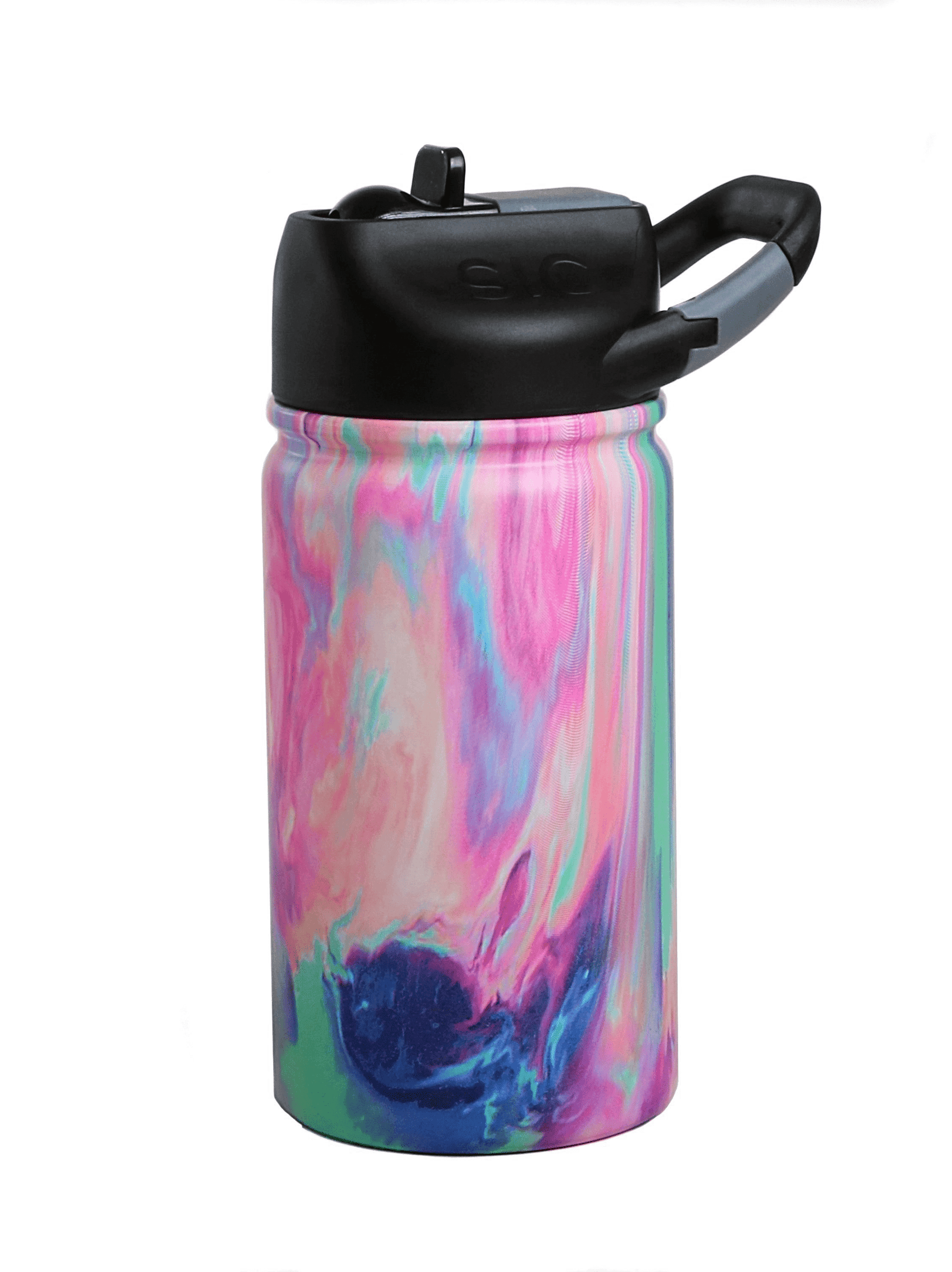 Engraved 12oz Lil SIC Water Bottle Cotton Candy