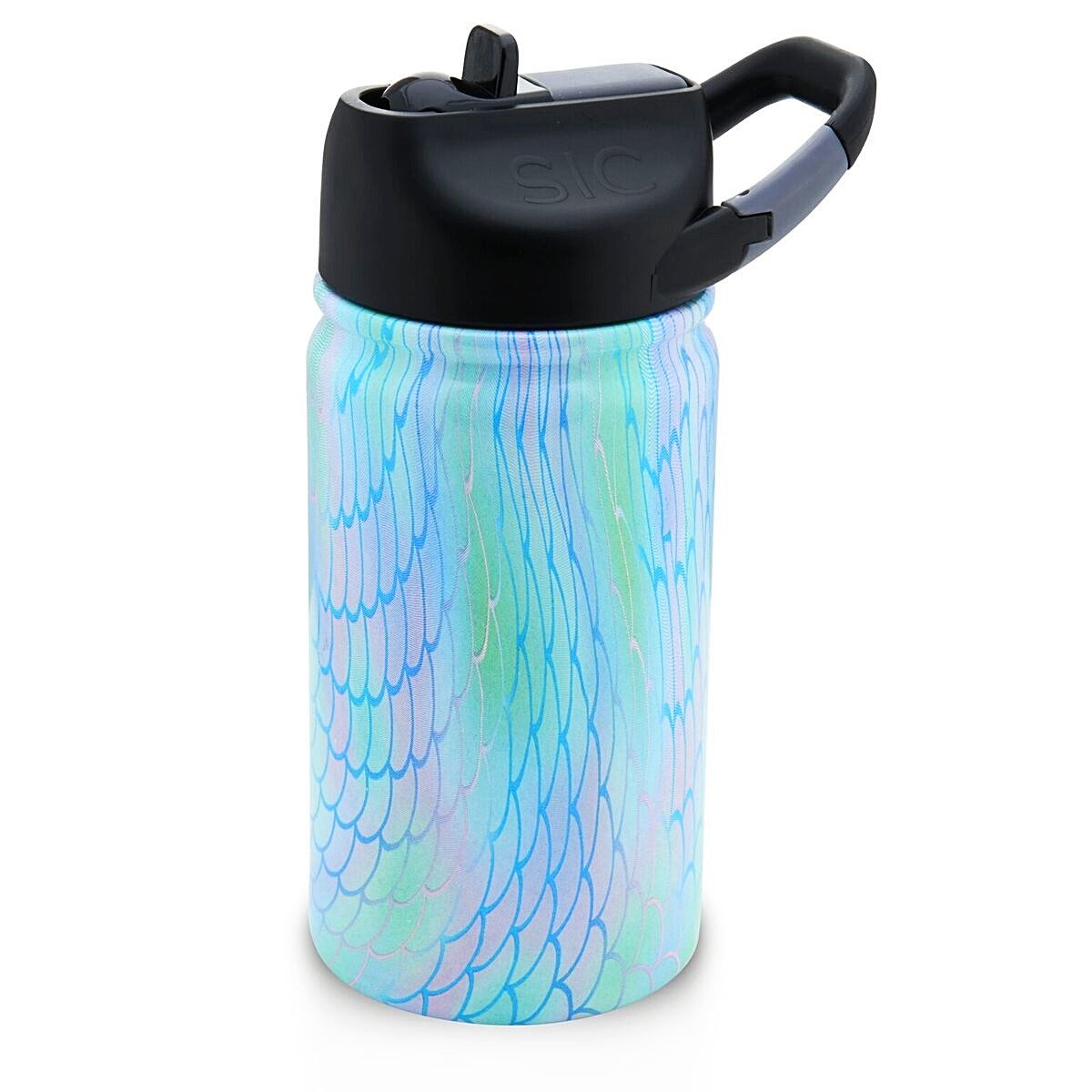 Engraved 12oz Lil SIC Water Bottle Mermaid Scales Sunny Box