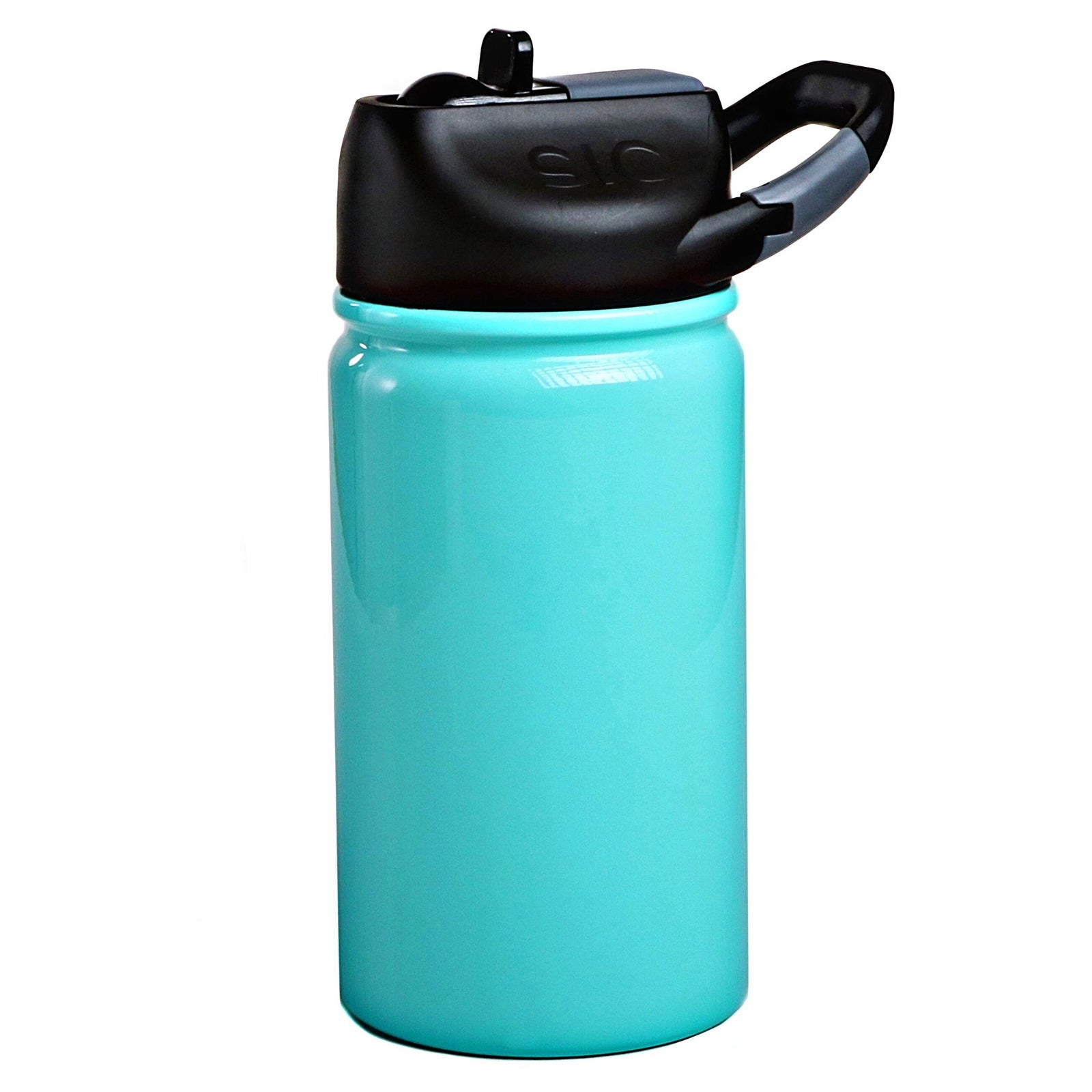 Engraved 12oz Lil SIC Water Bottle Seafoam Blue - Sunny Box