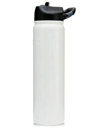 Engraved 27oz SIC Water Bottle Ice White Gloss