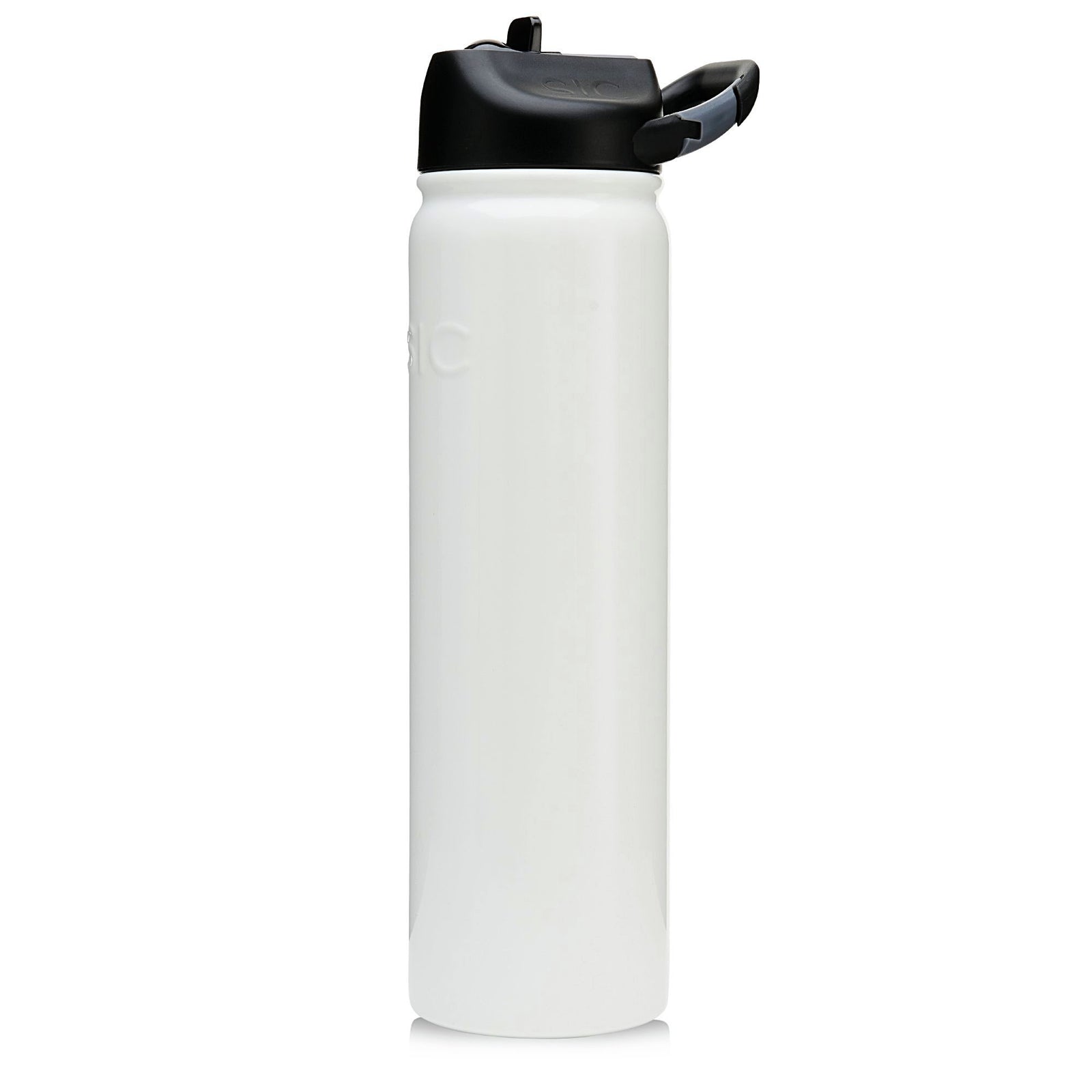 Engraved 27oz SIC Water Bottle Ice White Gloss Sunny Box