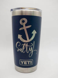 Salty Engraved YETI Tumbler