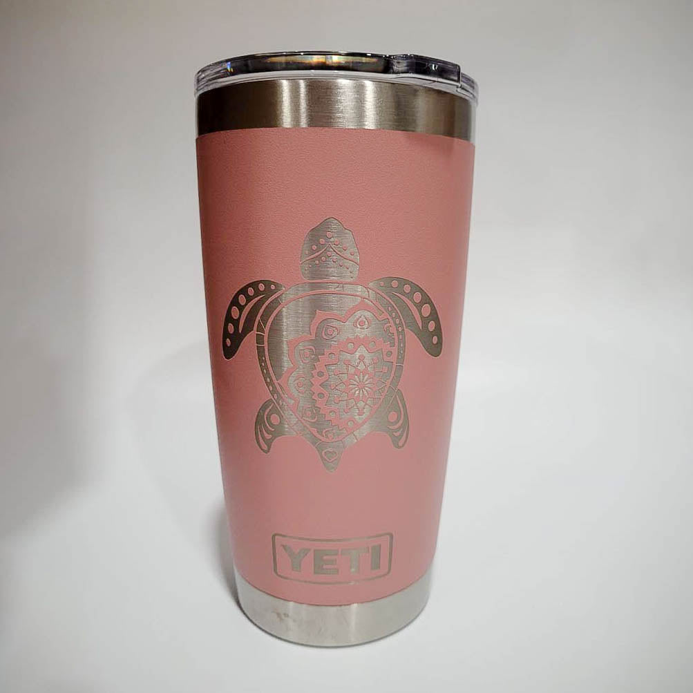 Sea Turtle Mandala - Engraved YETI Tumbler