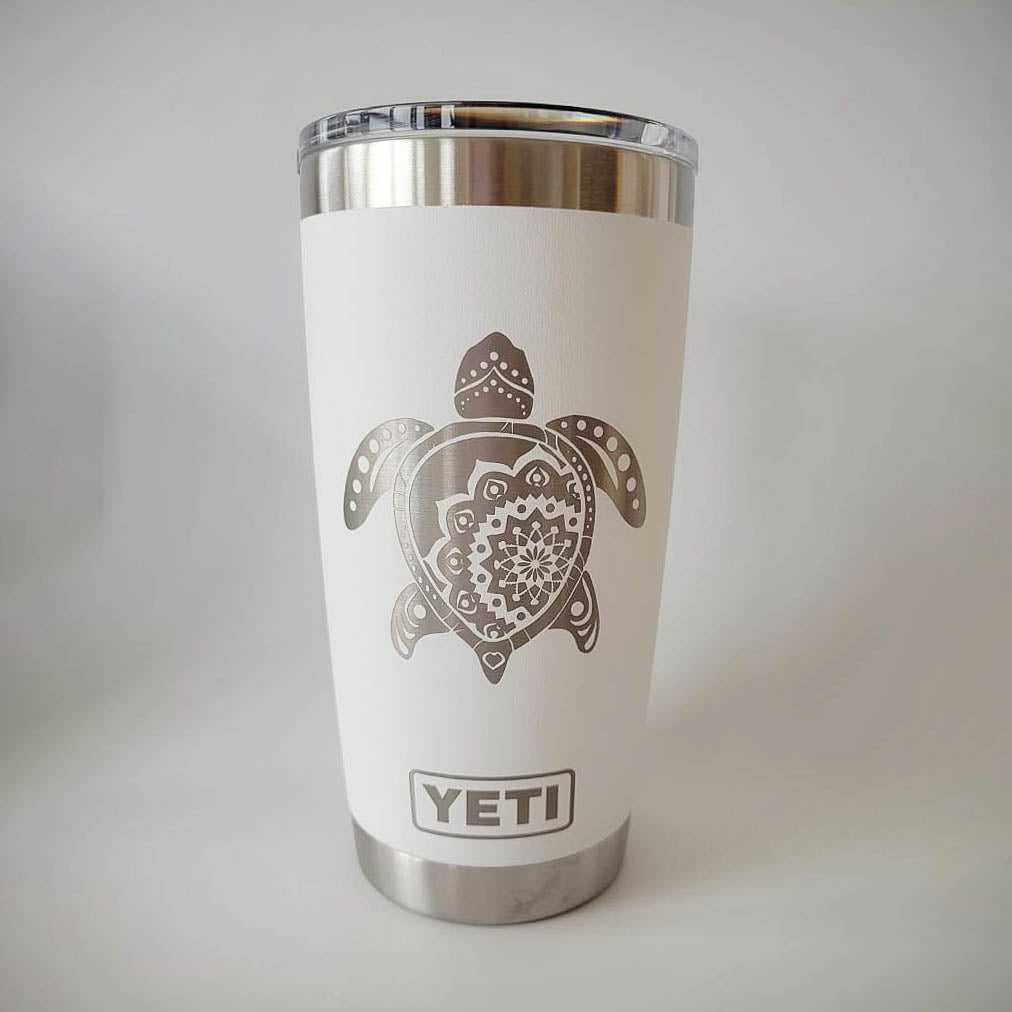 Sea Turtle Mandala - Engraved YETI Tumbler