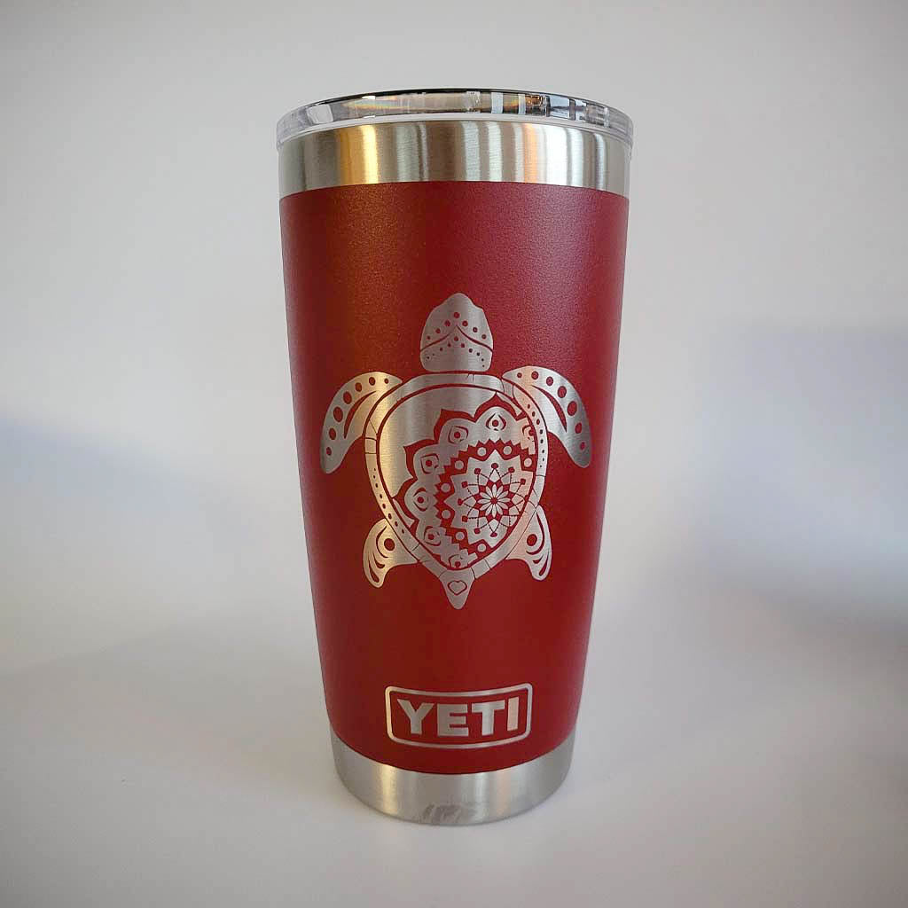 Sea Turtle Mandala - Engraved YETI Tumbler