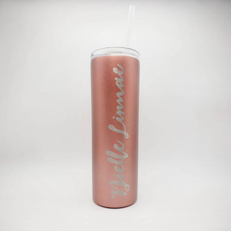 Personalized Engraved 20oz Skinny Tumbler