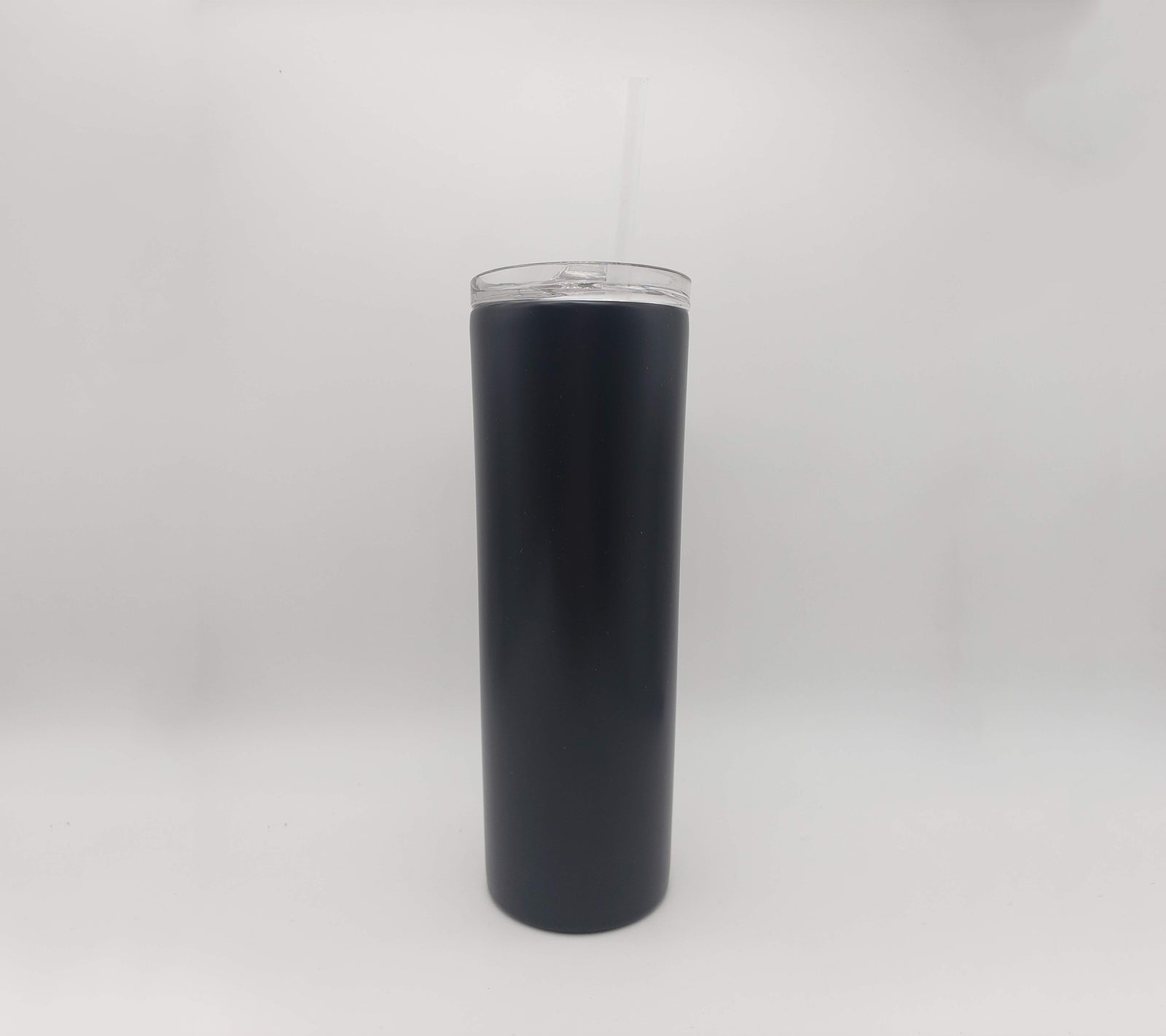 Engraved 20oz Skinny Tumbler Black - Creatively Crowned Engraving