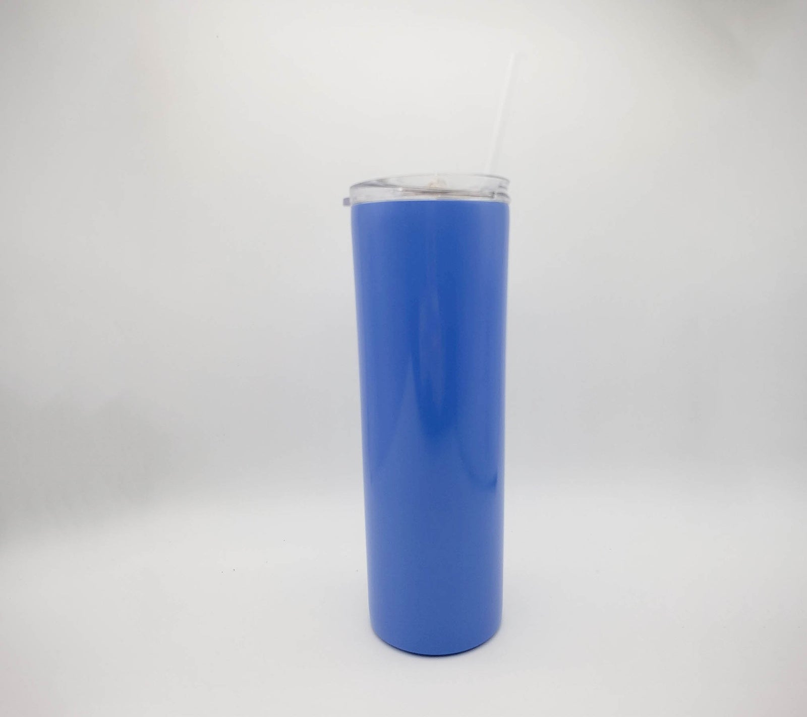 Engraved 20oz Blue Skinny Tumbler - Sunny Box