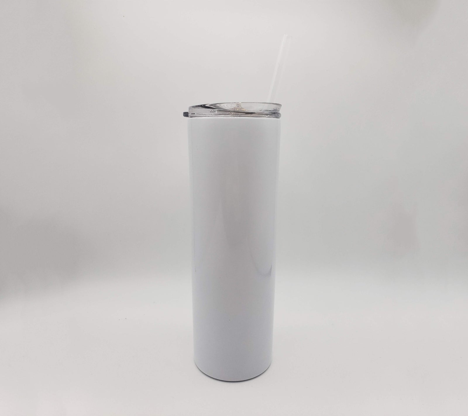 Engraved 20oz Skinny Tumbler White Sunny Box