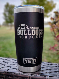 Soccer School Mascot - Engraved YETI Tumbler