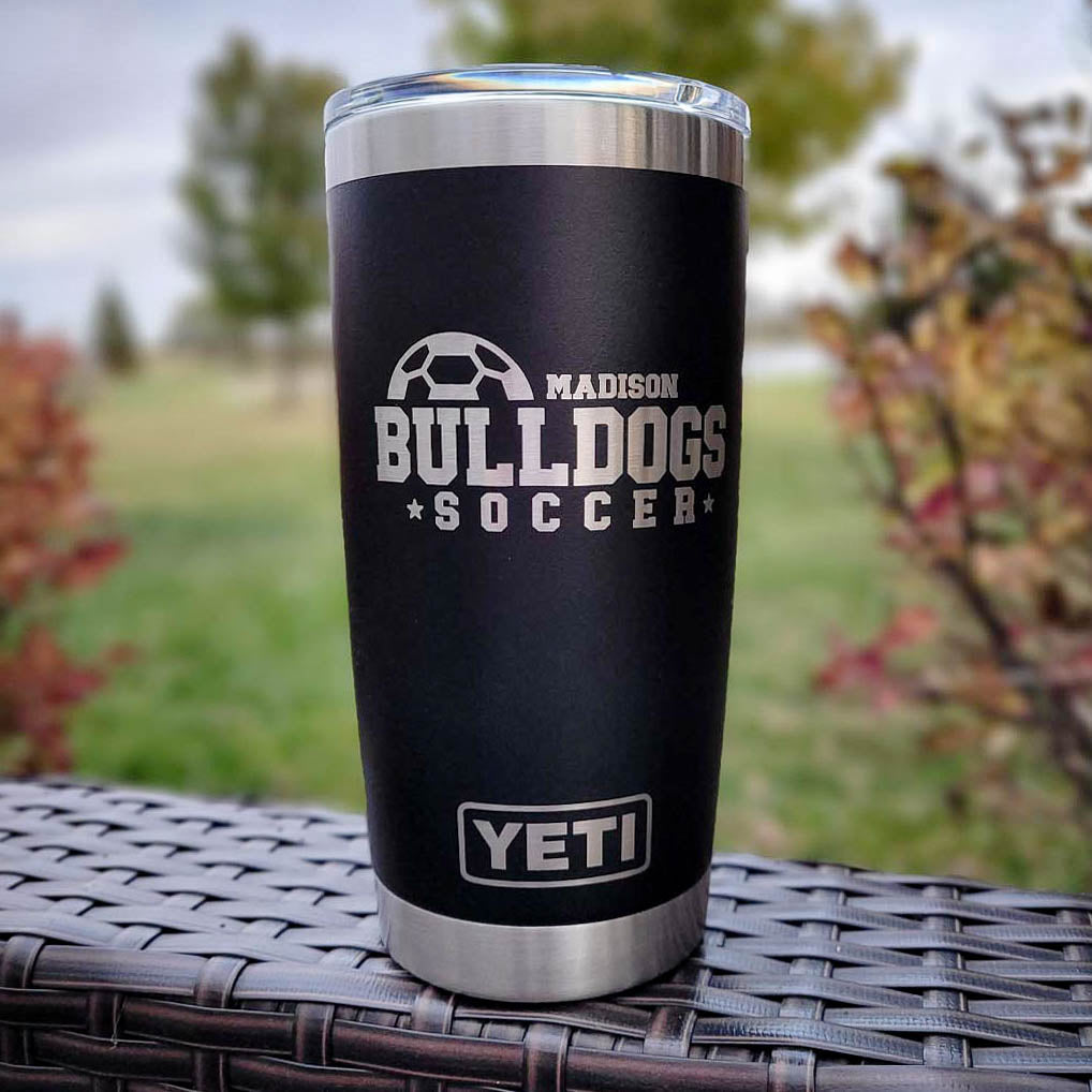 Soccer School Mascot - Engraved YETI Tumbler