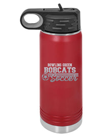 Soccer School Master Engraved Polar Camel Water Bottle by Sunny Box