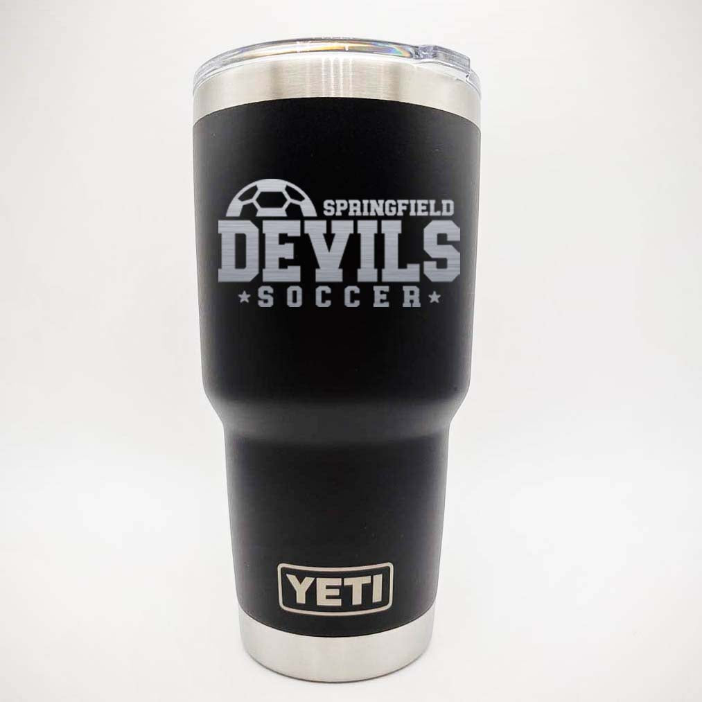 Soccer School Mascot - Engraved YETI Tumbler