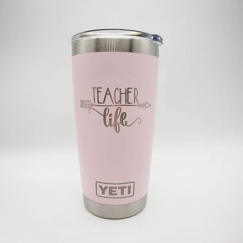 Teacher Life - Engraved YETI Tumbler2
