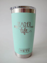 Teacher Life - Engraved YETI Tumbler2