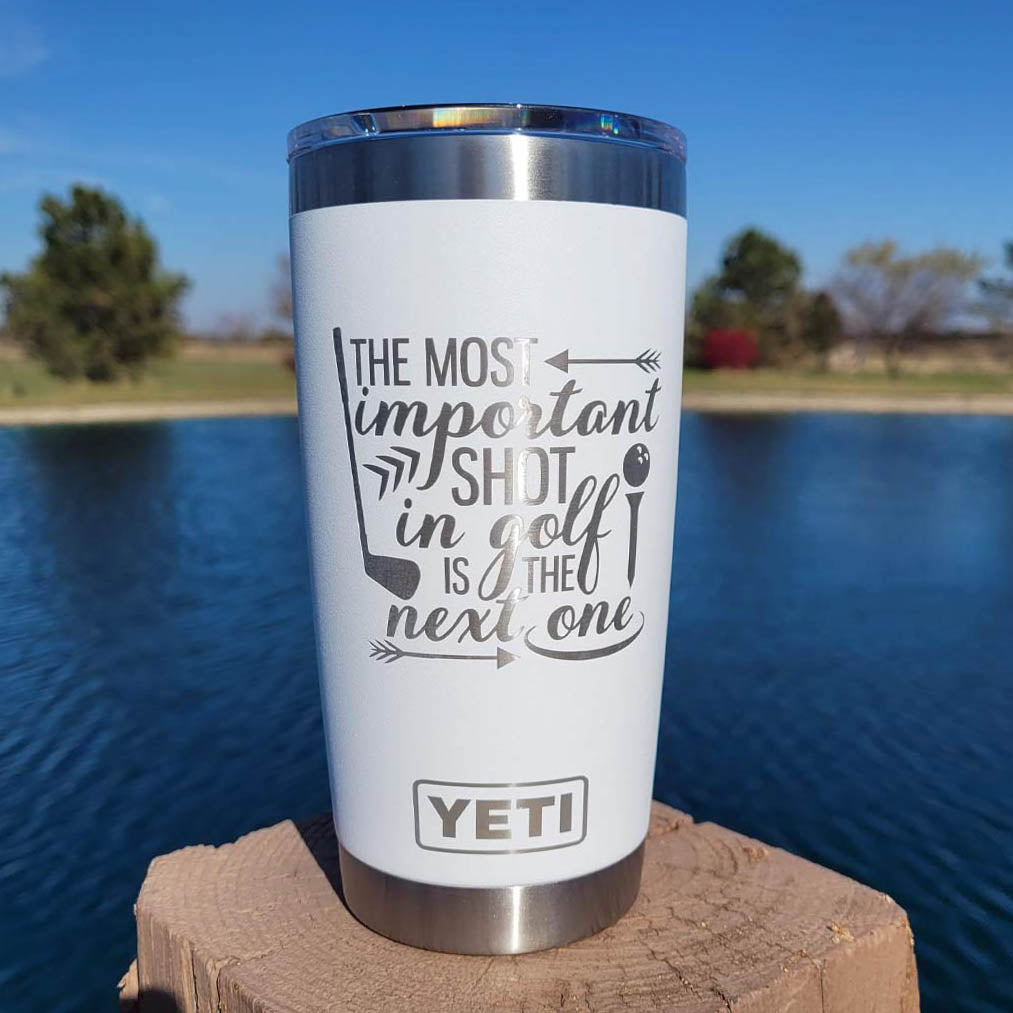 Weekend Forecast Golf with a Chance of Beer - Custom Golf Engraved YETI  Tumbler – Sunny Box