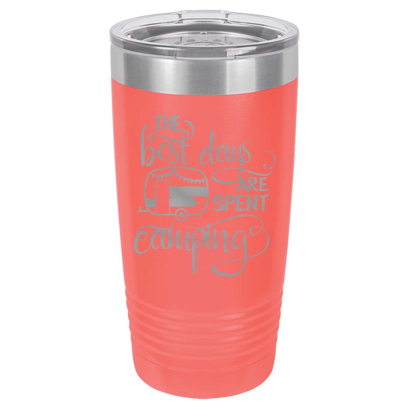 The Best Days Are Spent Camping - Engraved Polar Camel Tumbler - Sunny Box