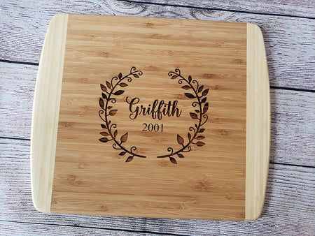 Enjoy The Little Things Surf Cutting Board — Inscribed Moments