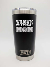 Volleyball School Mascot - Engraved YETI Tumbler