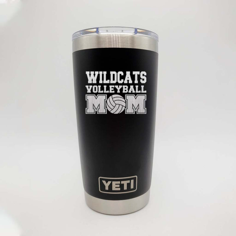 Volleyball School Mascot - Personalized Engraved YETI Tumbler – Sunny Box