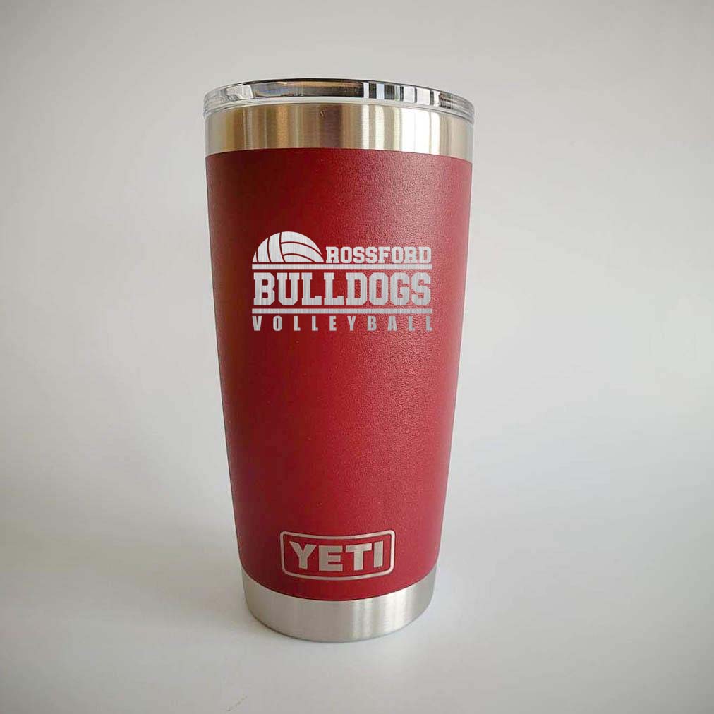 Volleyball School Mascot - Engraved YETI Tumbler