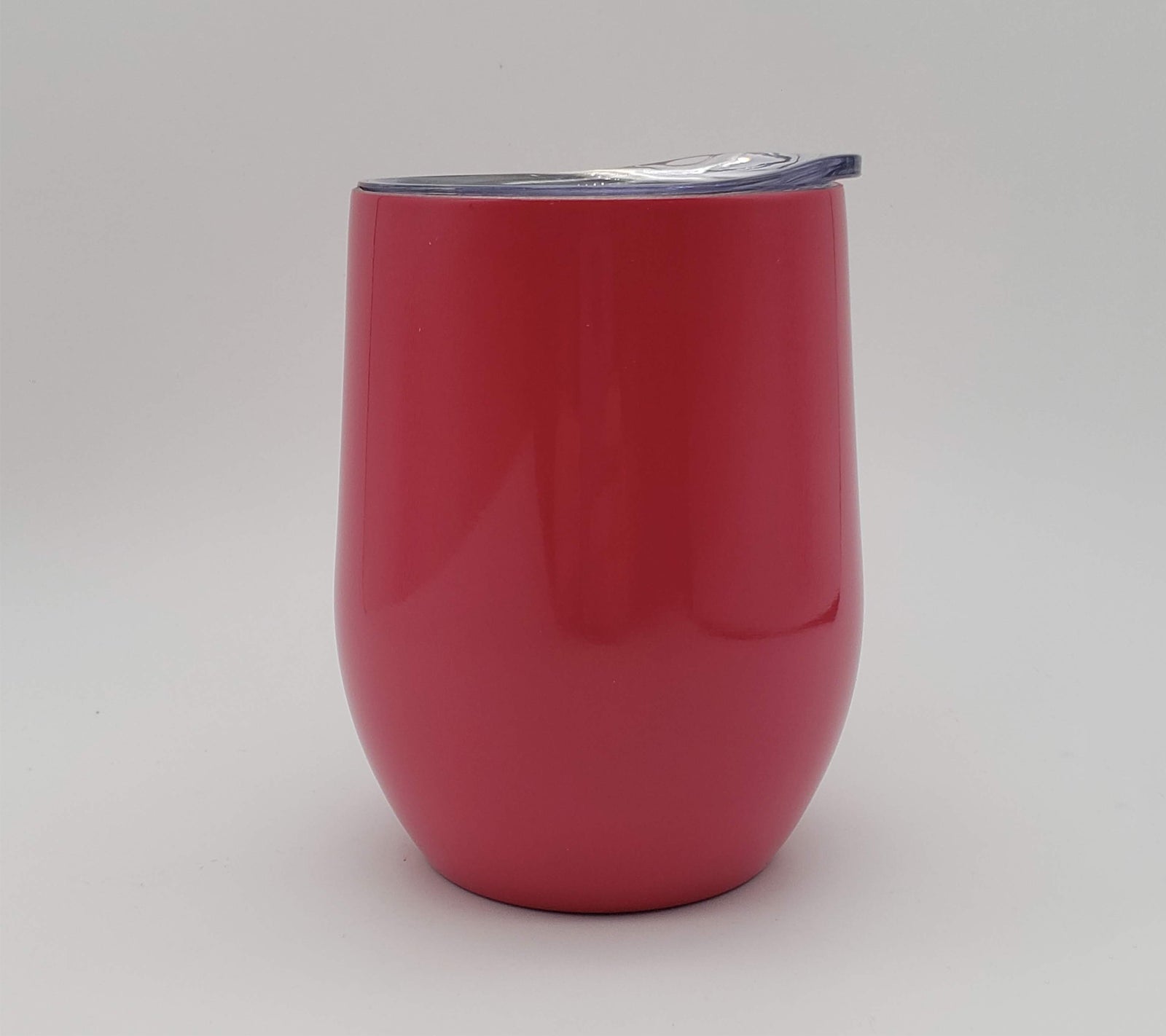 Engraved 9oz Stainless Steel Wine Tumbler Coral