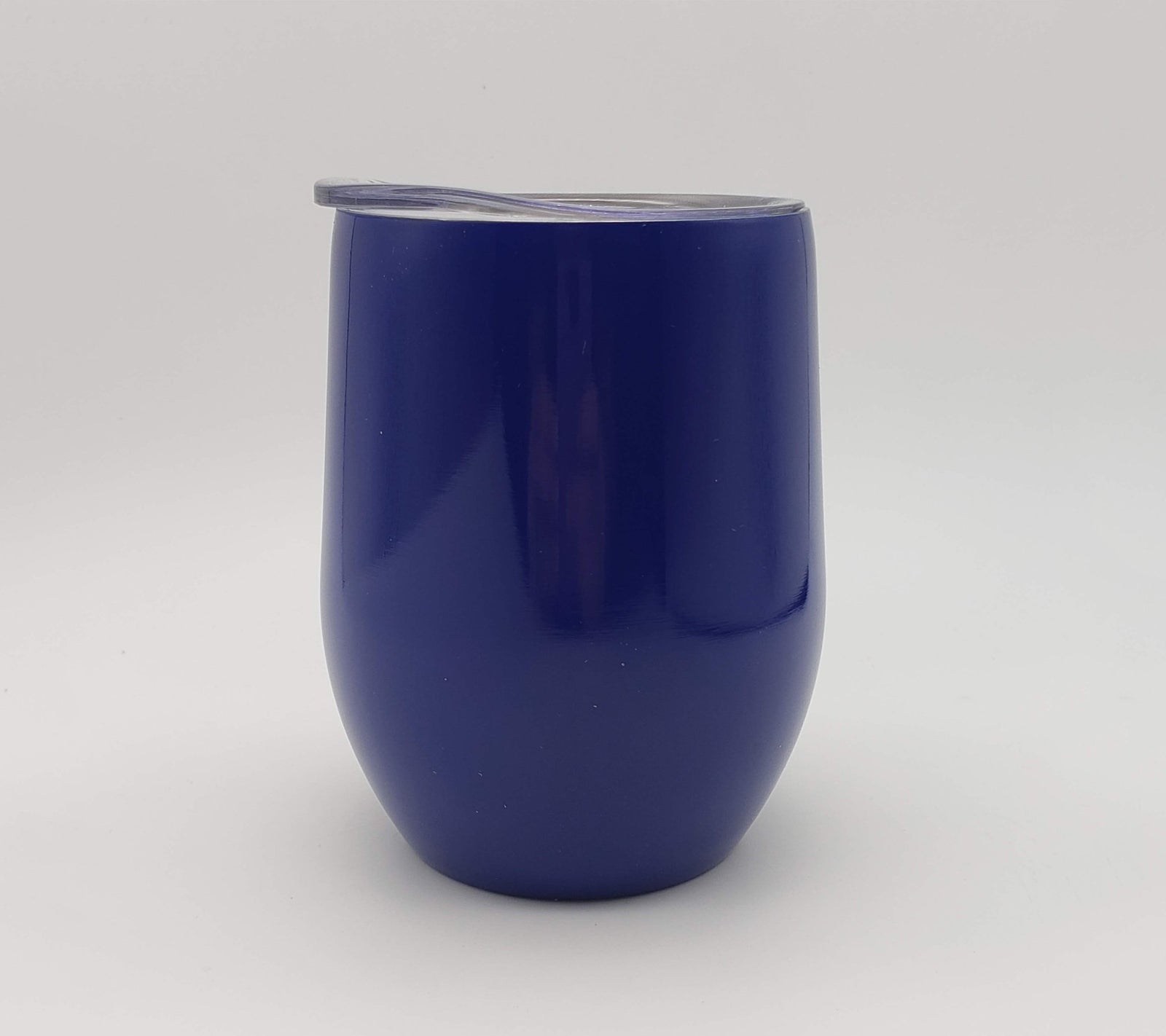 Engraved 9oz Stainless Steel Wine Tumbler Dark Blue - Sunny Box