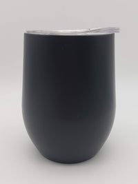 Engraved 9oz Wine Tumbler Black - Sunny Box