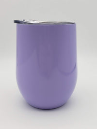Engraved 9oz Wine Tumbler Light Purple - Sunny Box