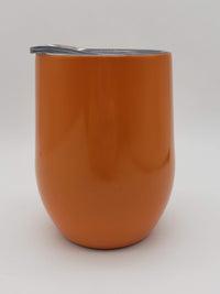 Engraved 9oz Wine Tumbler Orange - Sunny Box