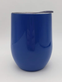 Engraved Wine Tumbler - 9oz - Blue  - Sunny Box