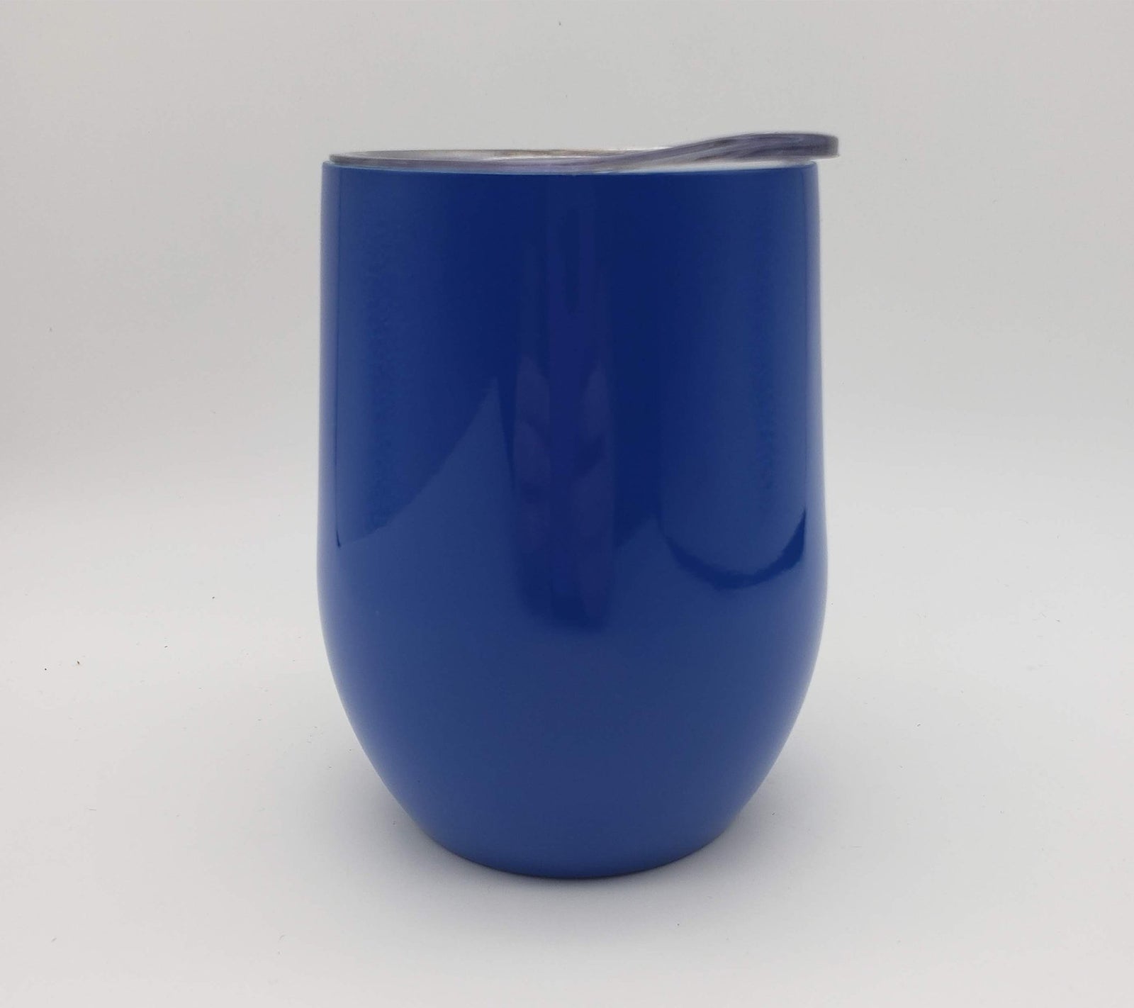 Engraved Wine Tumbler - 9oz - Blue  - Sunny Box