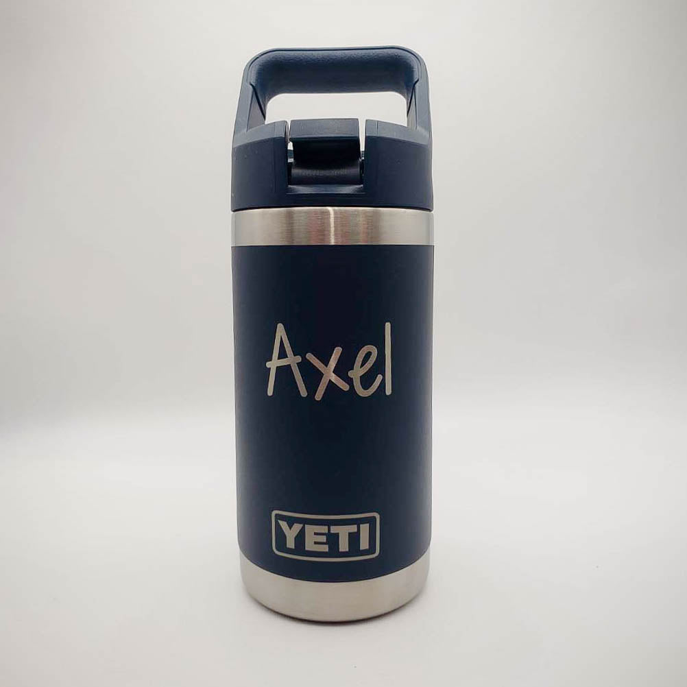 Laser Engraved Authentic Yeti 12oz Kids Bottle - T-Rex - ImpressMeGifts