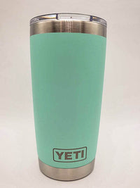 Coffee Because It's Too Early for Wine Engraved YETI Tumbler