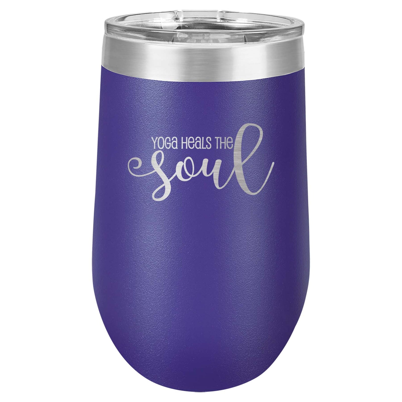 Yoga Heals My Soul - Engraved Polar Camel Tumbler