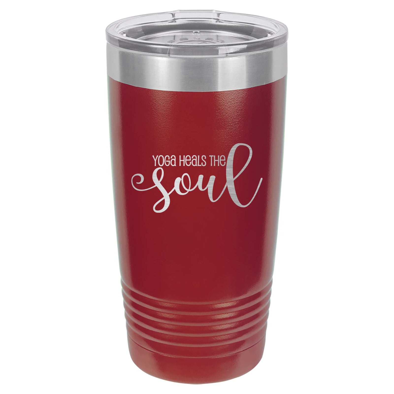 Yoga Heals My Soul - Engraved Polar Camel Tumbler