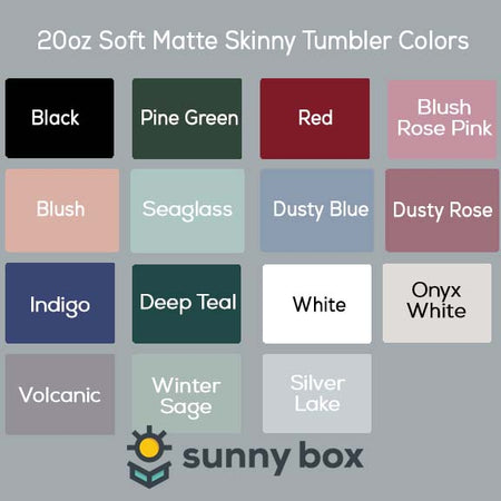 Personalized 20oz Skinny Tumbler