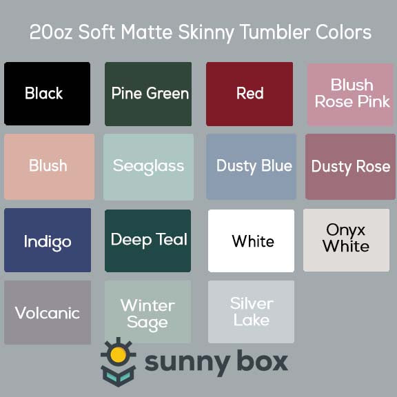 Personalized 20oz Skinny Tumbler